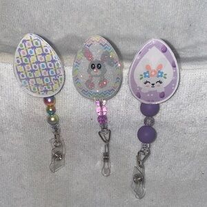 Colorful Easter Egg badge reels